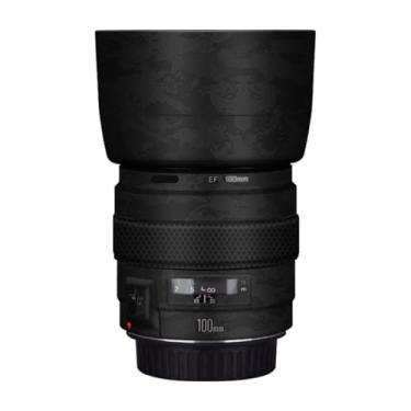 Imagem de EF 100 2 adesivo para lente de câmera revestimento protetor de corpo película protetora para Canon EF 100 mm F2 USM (Knight Black)