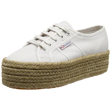Imagem de Superga Tênis feminino de alpargata, Cinza (cinza), 6.5 UK