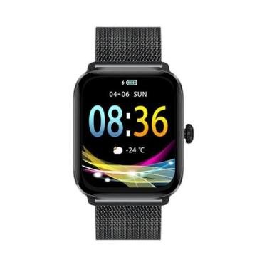 Imagem de Relógio Inteligente Feminino 1.83" Tela Sensível Ao Toque Completa Mon