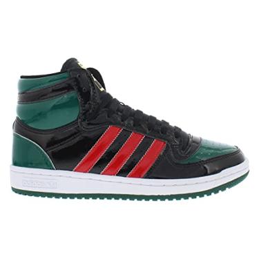 Imagem de adidas Tênis de basquete masculino Top Ten Hi, Preto/vermelho/verde, 41