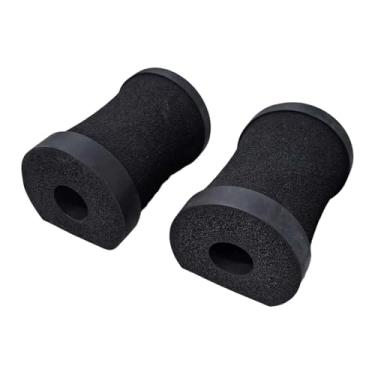 Imagem de oshhni Almofadas de flexão para exercícios no chão, acessórios portáteis para conforto em casa, blocos de espuma para treinamento de força, Preto