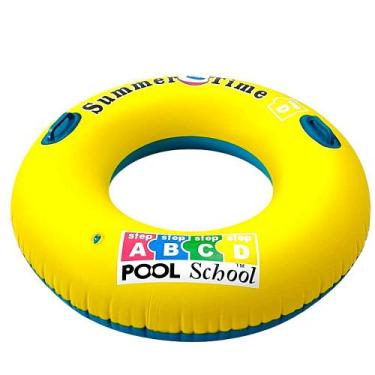 Imagem de Boia Grande p/ Praia e Piscina com Alça 90cm Vinil até 80kg - Goal Kid