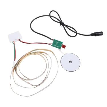 Imagem de GLOGLOW Luzes de Tira LED Com Painel de Toque Luzes LED Sensíveis Ao Toque 3 Cores Carregamento Sem Fio 15 W 2 Portas USB para Mesa de Cabeceira Suporte Noturno Luz de Controle de Luz de Tira (#12)