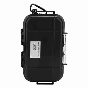 Imagem de Brrnoo Caixa Protetora de Recipiente de Caixa Seca à Prova de água, Micro Capa Portátil à Prova D'água, Caixa de Armazenamento Estanque para Telefones, Facas, Carteiras, Relógios (BLACK)