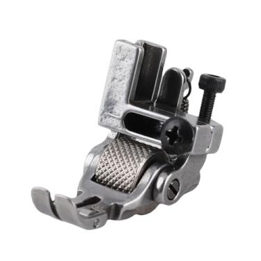 Imagem de Acouto Calcador de Rolo Profissional 3 Em 1 Com Rodas de Metal - Pé de Máquina de Costura Industrial de Aço Inoxidável Tecidos de Espessura Média, Casa Perfeita, Iniciantes e Necessidades de