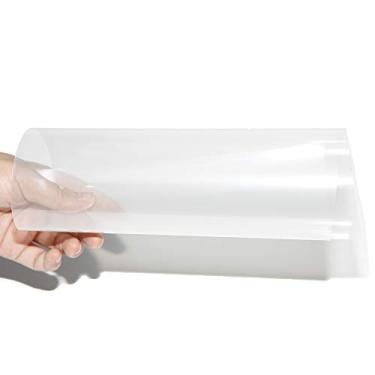 Imagem de Filme de projeção traseira com efeito 3D autoadesivo para projeção holográfica para apresentação de cinema em casa e escritório, conferência de exibição, branco transparente, 21 cm x 29 cm