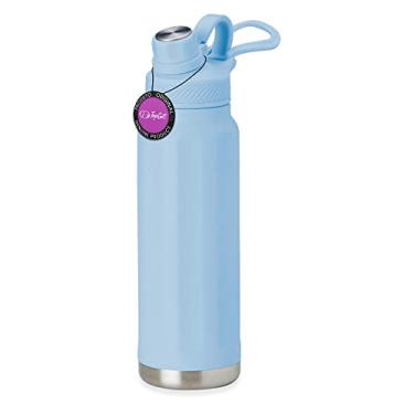 Imagem de Garrafa Térmica em Aço Inox 950ml Dubai TopGet (Azul Claro)