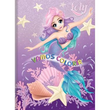 Imagem de Livro para Colorir Animativa, Loly, 8 folhas, Pacote com 20