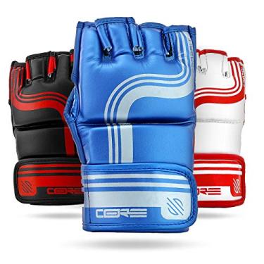 Imagem de Luvas de engate Sanabul Core Series 118 ml MMA, Blue/Silver, S/M