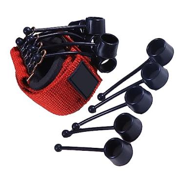 Imagem de Naroote Maca de Dedo, Fácil de Ajustar o Treinador de Aperto de Dedo Resistente à Tração Confortável Ajuste Luva de Silicone para Treinamento de Articulação de Mão (#13)