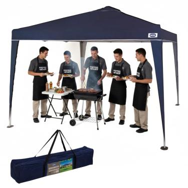 Imagem de Kit Gazebo Tenda Dobrável 3x3 Flex Articulado + Maleta Mor