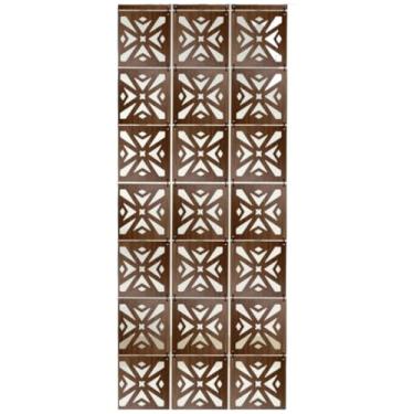 Imagem de Kit 16 Placas Mdf Divisórias de Ambientes Biombos Madeira Sala Quarto Moldura Paredes Repartição(Texturizadas)