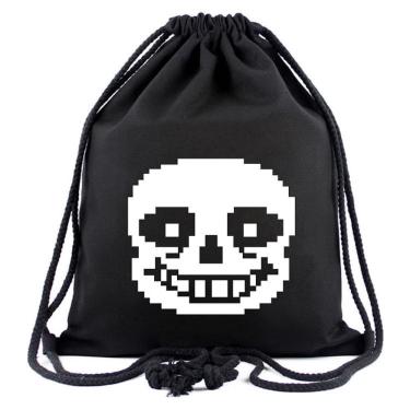 Imagem de Mochila com cordão Undertales Sans Anime para academia esportiva