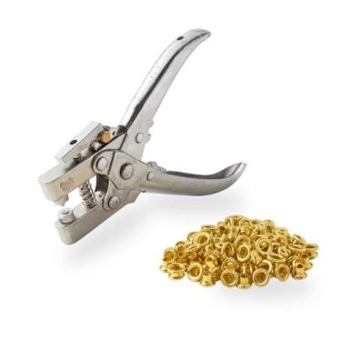 Imagem de Alicate Aplicador de Ilhós Lanmax Profissional para Roupas Bolsas Cour