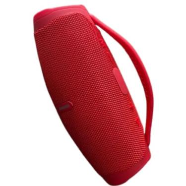 Imagem de CAIXA DE SOM BLUETOOTH BOMBOX 3 VERMELHA POTENTE PORTÁTIL