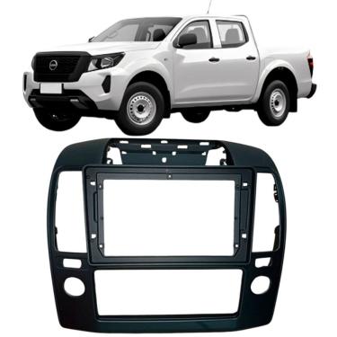 Imagem de Moldura 9 Polegadas Frontier 2007 à 2012 Preta Painel Central Multimidia Expex Epx9ns005 Som