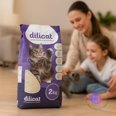 Imagem de Areia para Gato de Mandioca Dilicat 8k Premium