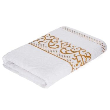 Imagem de Toalha de banho 70 x140 cm 420g algodão(Branco)