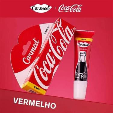 Imagem de Hidratante Labial Carmed Coca-Cola Vermelho 10g - CIMED