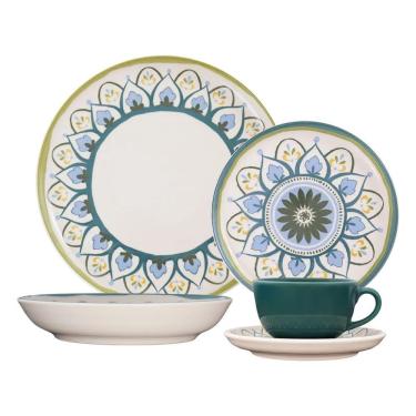 Imagem de Aparelho De Jantar 30 Peças Flat Nisa Oxford