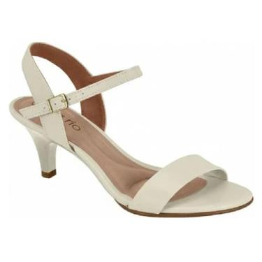 Imagem de Sandália Feminina Beira Rio Salto Baixo Confortável 83081530 Cor:Branc