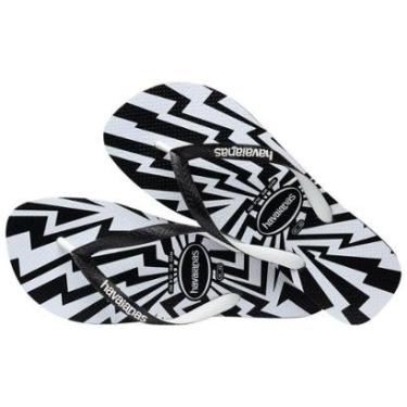Imagem de Chinelo Havaianas Top Crash Mix Preto / Branco 35/36-Unissex