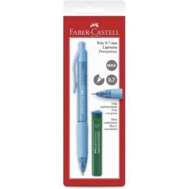 Imagem de Kit lapiseira + grafite Faber Castell 0.7mm poly