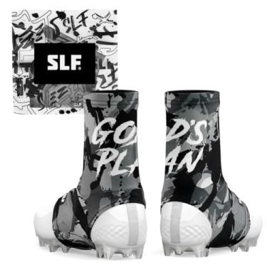 Imagem de SLEEFS God´s Plan Spats/Cleat Covers – Proteção atlética de tornozelo e protetor de grama