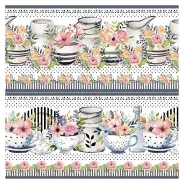 Imagem de Tecido Tricoline Digital Barrado Delicatto 100% Algodão