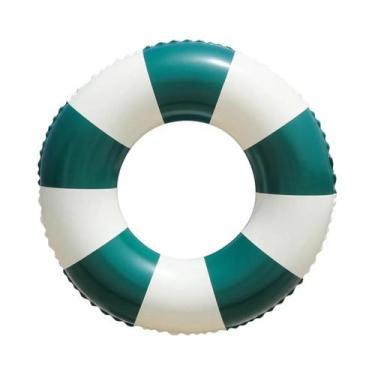 Imagem de Boia Inflável Vintage Listrada Para Crianças E Adultos, Brinquedo Para