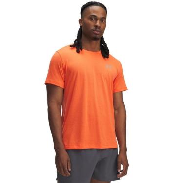 Imagem de Camiseta de Corrida Under Armour Launch Masculina GG Vermelho-Masculino