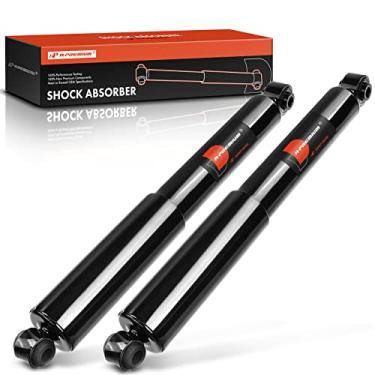 Imagem de A-Premium Par traseiro (2) amortecedor compatível com Nissan Frontier 2009-2021, Xterra 2005-2015, 4WD, lado do motorista e do passageiro, substituição # 56200EA285, 56200EA286