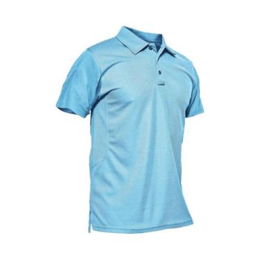 Imagem de Camisetas Polo Masculinas De Secagem Rápida Coloridas Para O Verão Cam