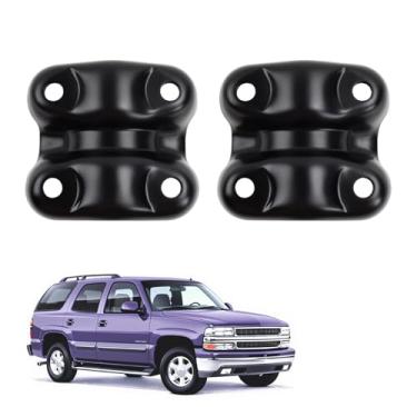 Imagem de 15592585 Kit de placa de parafuso em U de eixo de mola de folha de suspensão traseira de atualização - Par esquerdo e direito, compatível com Chevy C1500 K1500 K1500 GMC C1500 K1500, 1995-2000 Tahoe