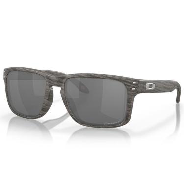 Imagem de Óculos de Sol Oakley Holbrook Woodgrain Prizm Black Polarize-Masculino