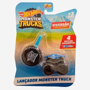 Imagem de Lançador de Carrinhos Race Ace Hot Wheels Monster Trucks