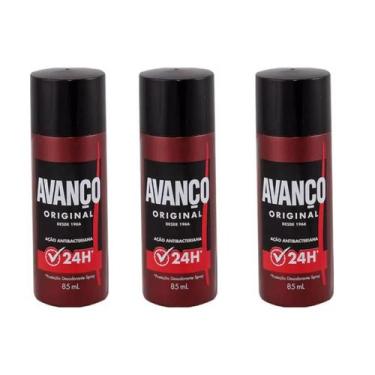 Imagem de Kit 3 Desodorante Avanço original 24h de proteção 85ml