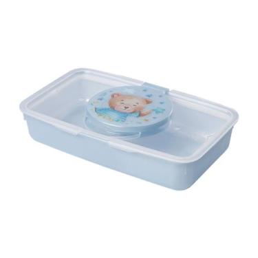 Imagem de Porta Lenço Umedecido com Tampa Emborrachado - URSO, URSO