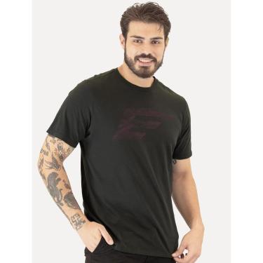 Imagem de Camiseta Ellus Masculina Cotton Fine Maxi Easa Pink Classic Chumbo-Masculino