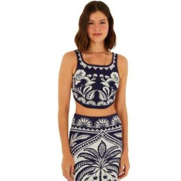 Imagem de Top Farm Rio Tricot Jacquard Martina-Feminino