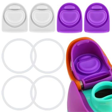 Imagem de ZONBBEE Rolha de substituição e anel de vedação O de silicone compatível com Owala FreeSip 680 g, tampa de vedação superior de garrafa para Owala 16/19/24/32/1,134 g acessórios de inserção de tampa de