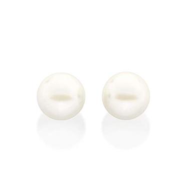 Imagem de Brinco Solitário Banhado a Ouro 18k com Pérolas Sintéticas - 524946