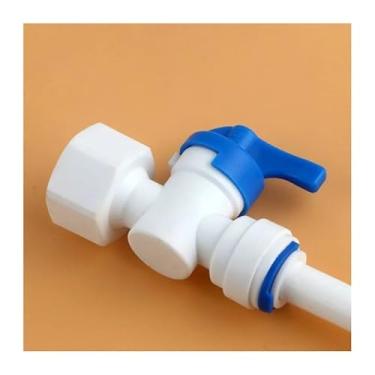Imagem de Rosca interna de 1/5.1 cm para tubo de 3/20.3 cm válvula esférica conector reto junta fêmea aquário RO filtro de água sistema de osmose reversa