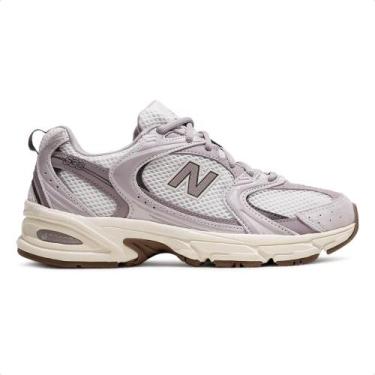 Imagem de Tênis New Balance 530 Retro Unissex, 42, Cinza, Lilás