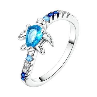 Imagem de Anel Feminino De Prata Esterlina 925 Com Caveira, Laço, Coroa, Coração