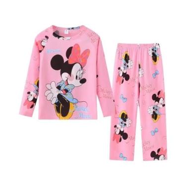 Imagem de Conjuntos De Pijamas Para Meninos E Meninas Com Estampa De Stitch, Cam