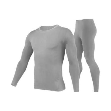 Imagem de Conjunto De Roupa Térmica Masculina Para O Inverno, Camiseta Térmica D