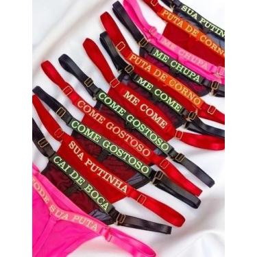 Imagem de Calcinhas Fio Dental Frases Sexys e Sensuais- Sortida - Jennifer - VR1