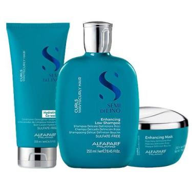 Imagem de Kit Alfaparf SDL Curls - Sh 250ml + Cond 200ml + Másc 200ml - ALFAPARF