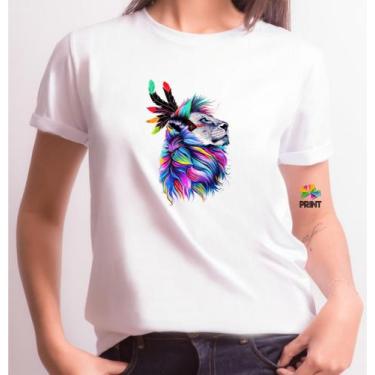 Imagem de Camiseta Adulto Leão Est.ADAM Judá Leão Yeshua 3 -  Religioso Zlprint 